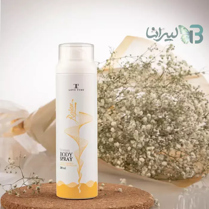 اسپری بدن لاو تایم مدل روژان زنانه