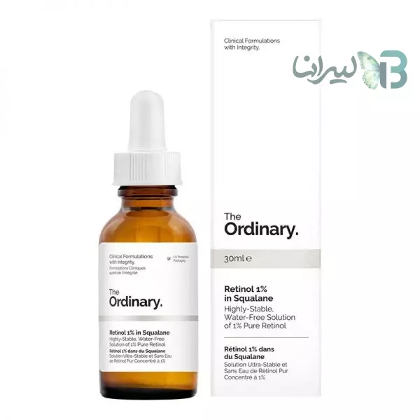 سرم ضد چروک اوردینری مدل Retinol 1% حجم 30 میلی‌لیتر