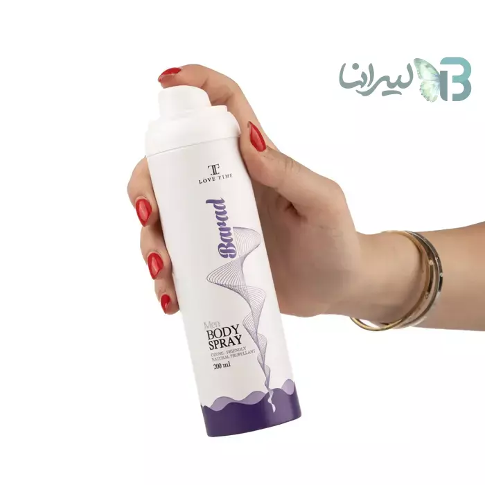 اسپری بدن لاو تایم مدل باراد مردانه