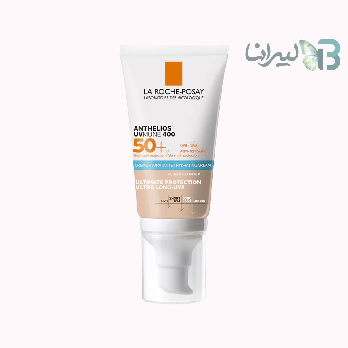 کرم ضد آفتاب لاروش پوزای آبرسان SPF50+ مناسب پوست خشک
