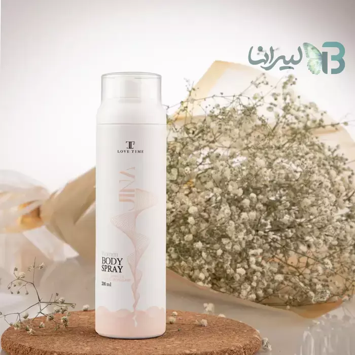 اسپری بدن لاو تایم مدل ژینا زنانه