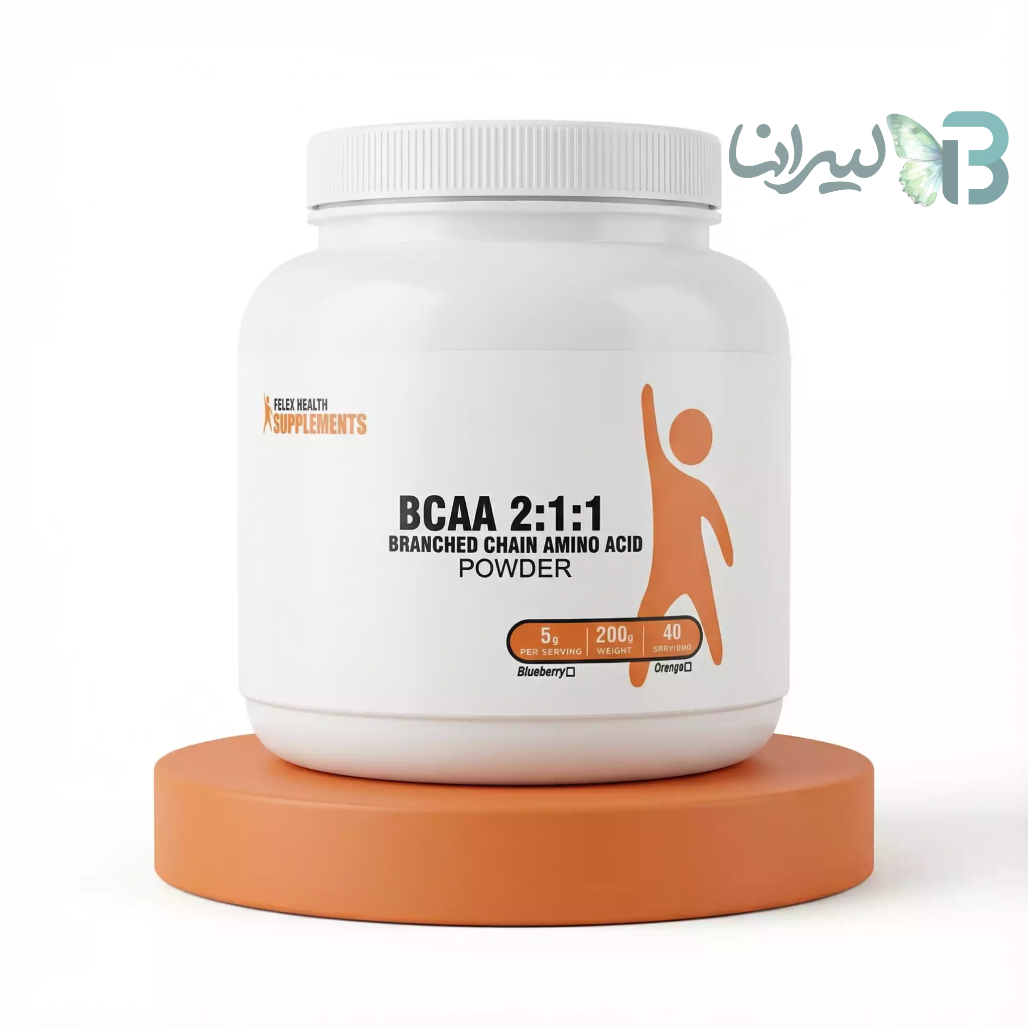 پودر BCAA 2:1:1 فلکس ساپلمنت 300 گرم | Flex BCAA