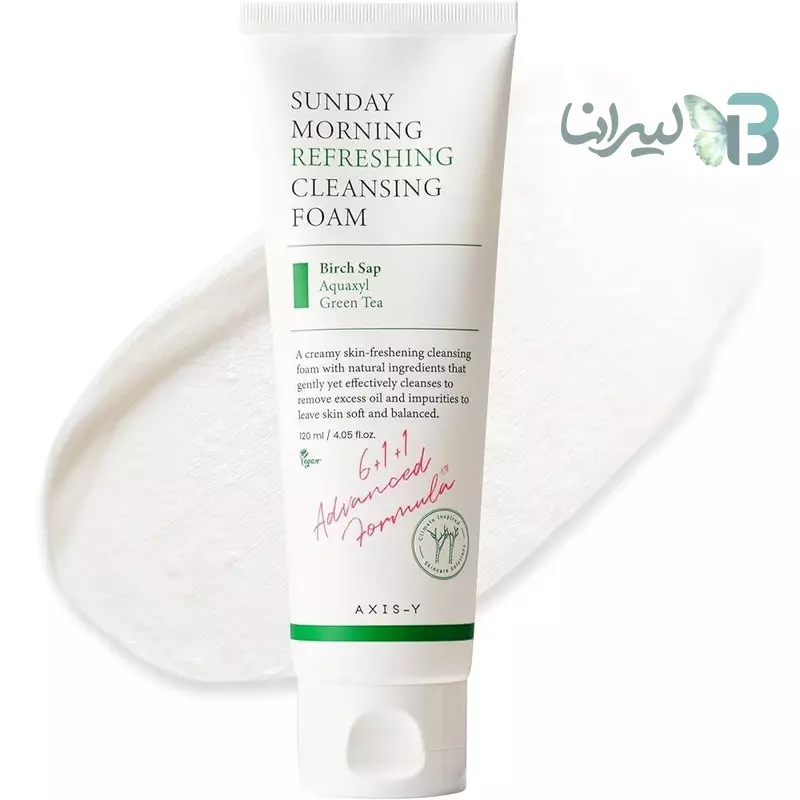فوم شستشو صورت اکسیس وای مدل Birch_sap حجم 120 میلی لیتر