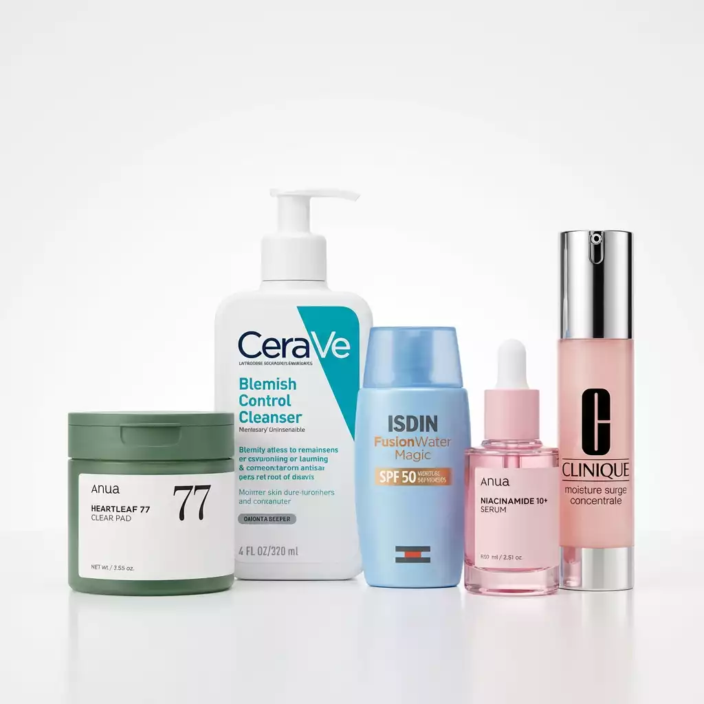 پک روتین پوست چرب درمانی (طلایی)