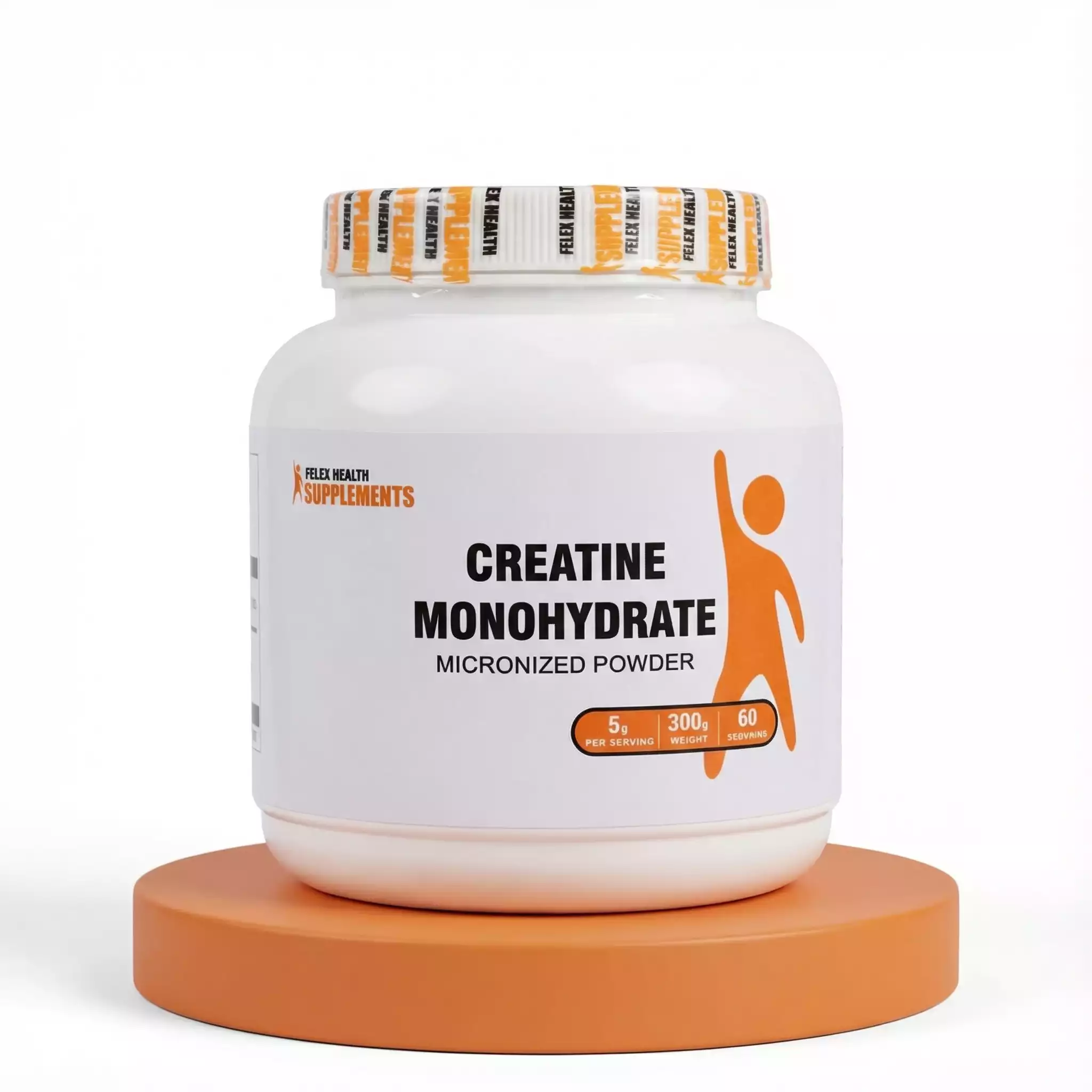 کراتین مونوهیدرات فلکس ساپلمنت Micronized Powder وزن 300 گرم