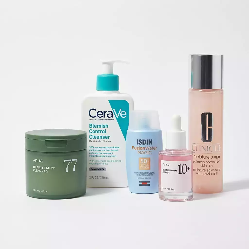 پک روتین پوست چرب درمانی (طلایی)