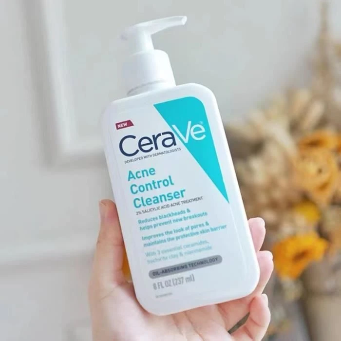 ژل شستشو صورت سراوی مدل Acne Control حجم 237 میلی لیتر